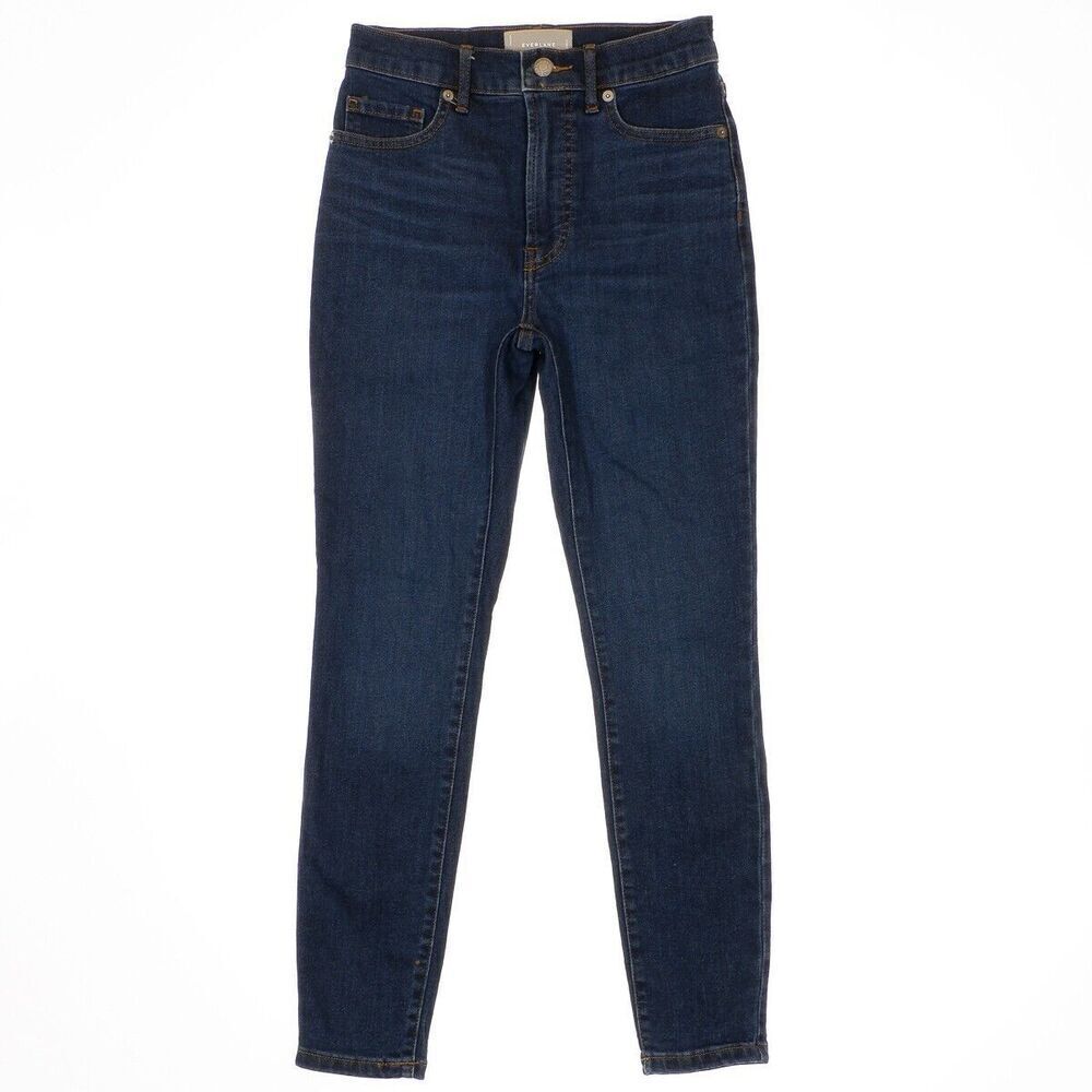 Everlane Jeans Womens Size 25 Blue Ankle Skinny High Rise Measures 25 x 25.5